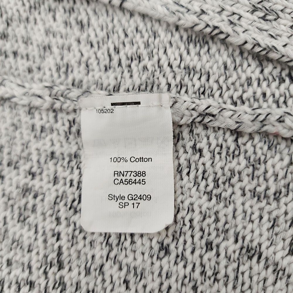 Madewell Womens Midlan Cardigan Sweater Small Gray Marled Long Sleeve Cotton - Picture 13 of 13